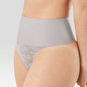 Maidenform Self Expressions Women's Tame Your Tummy Thong SE0049 - 1 of 4