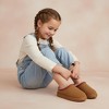 CUSHIONAIRE Keto Kids Slippers - Cozy Slip On Mule House Shoes with Faux Fur Lining and Cushioned Memory Foam Comfort - 3 of 4