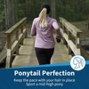 TrailHeads Ponytail Hat, Fleece Beanie for Women - Warm Winter Hat with Visor - Running, Hiking - 3 of 4