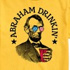 Men's - Instant Message - Abraham Drinkin Short Sleeve Graphic T-Shirt - 2 of 4