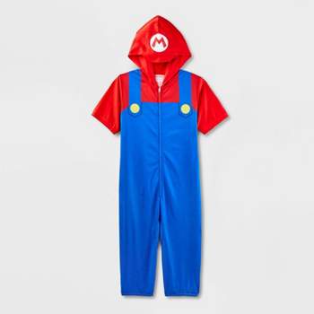 Boys' Super Mario Union Suit - Red