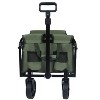 Vynxaria Dual-Layer Expandable Utility Wagon ¨C Foldable Cart with 100% Extra Space for Outdoor, Shopping, Gardening - 3 of 4