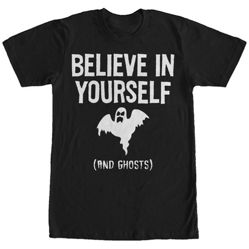 Men's Lost Gods Believe In Ghosts T-shirt - Black - Medium : Target
