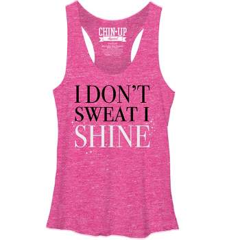 Women's Chin Up Work Out For Cupcakes Racerback Tank Top - Pink Heather ...