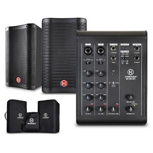 Harbinger M100-BT Portable PA With Bluetooth and Custom Carry Bags 8" Mains - 1 of 4