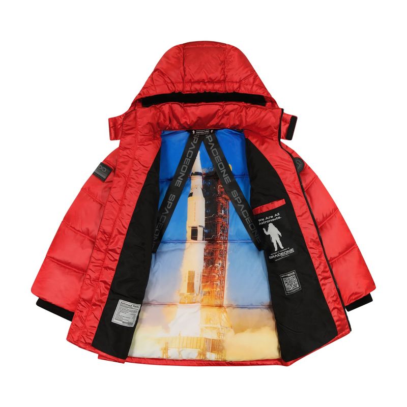 Andy & Evan  Kids Space One Galactic Puffer Jacket., 1 of 6