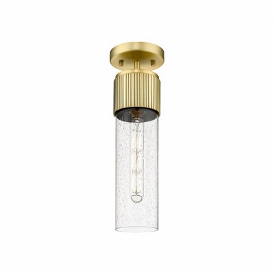 Bolivar - 1 Light Flush Mount In Industrial Style-15.25 Inches Tall and 4 Inches Wide