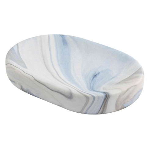 Avanti Linens Waves Blue Soap Dish : Target