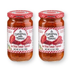 Le Conserve della Nonna SUN DRIED TOMATO Tapenade/Spread 6.7 Oz. /190 G. (Pack of 2) - 1 of 4