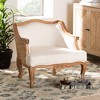 bali & pari Sylvestra Accent Chair: Low Seat, Bayur Wood, Foam Padded, No Assembly Required - 3 of 4
