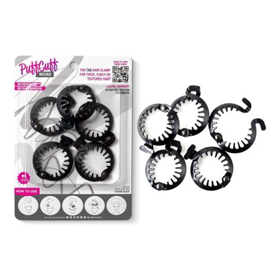 Micro 1.5 Inch Black Hair Clamps For Big Hair - Painless, Damage-free ...