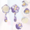 Unique Bargains Women's Cushion Hair Brush for Curly Straight Thin Thick Hair 1 Pc Dark Purple - 3 of 4