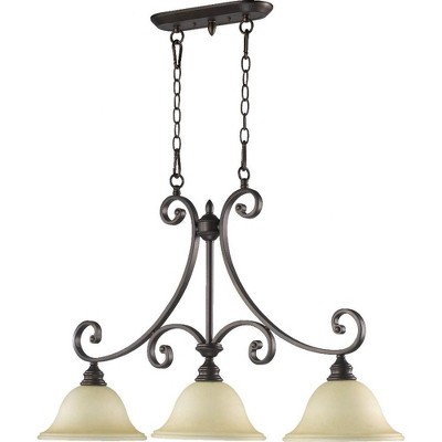 Quorum Lighting Bryant 3-Light Oiled Bronze Ceiling Fan