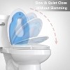Slow-Close Toilet Seat, Quiet Polypropylene (PP) Toilet Lid with Secure Hinges, Easy to Install & Clean - 4 of 4
