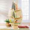 Guidecraft EdQ Reading Tree: Children's Wooden Tree-Shaped Bookshelf for Kids' Bedroom, Classroom or Playroom Free Standing Book Rack - image 3 of 4