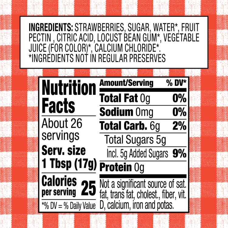 Smucker&#39;s Low Sugar Strawberry Preserves - 15.5oz, 5 of 5