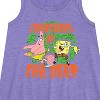 Girls' - SpongeBob SquarePants - Creatures Of The Deep Graphic Sleeveless Aline Dress - 2 of 4