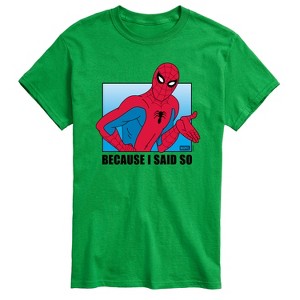 Men's - Marvel - Because I Said So Spiderman Short Sleeve Graphic T-Shirt - 1 of 4