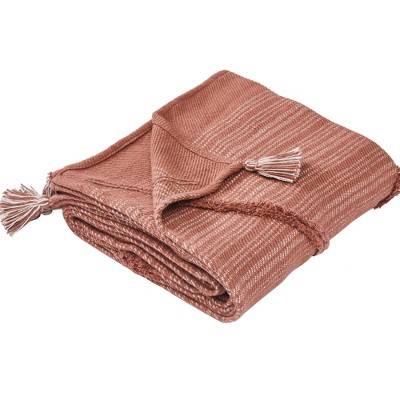 Yamilah Nutmeg 60x70 Oversized Knitted Cotton Throw
