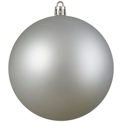 silver matte christmas ornaments