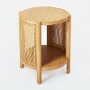 Portola Hills Woven Accent Table Natural Wood - Threshold™ designed with Studio McGee - 4 of 4
