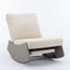 Okak Modern Accent Chairs for Bedroom, Rocking Chair Recliner, Comfy Rocker Chair with Footrest, Accent Reading and Upholstered Lounge Chair - 4 of 4
