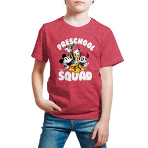 Boys' - Disney - Preschool Squad Short Sleeve Graphic T-Shirt - 1 of 4