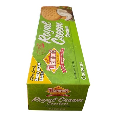 Diamond Bakery Coconut Royal Creem Crackers - 8oz