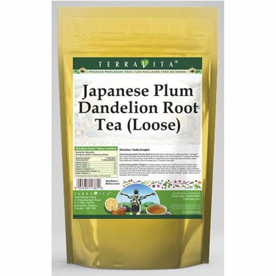 TerraVita Japanese Plum Dandelion Root Tea (Loose) (4 oz, ZIN: 553191, 2-Pack)