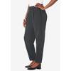 Jessica London Women's Plus Size Stretch Knit Crepe Straight Leg Pants - 4 of 4