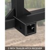 3 Point Hitch Receiver with 2" Receiver for Category 1 Tractor Drawbar Hitch Adapter for Kubota, John Deere, BX, LM25H, WLM Tractor, - 4 of 4