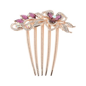 Unique Bargains Women's Schima Superba Hair Insert Comb 1 Pc - 1 of 3