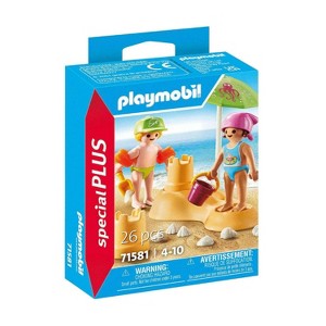 Playmobil Special Plus Kids with Sand Castle 71581 26pc - 1 of 1