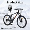 Aukfa 24 Speed Mountain Bike for Men and Women 26 inch Suspension Mountain Bicycle for All-Terrain - 3 of 4
