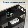 Dresser with Fabric Drawers, 8+3 Drawers for Storage Clothes, Sturdy Metal Frame, Wood Top, 4 Side Pockets, for Bedroom, Living Room, Hallway - 3 of 4