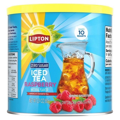 Lipton Zero Sugar Raspberry Iced Tea Mix - 2.9oz