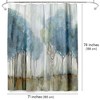 Americanflat 71" x 74" Shower Curtain, Misty Meadow II by PI Creative Art - 2 of 4