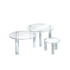 Azar Displays 3-Piece Acrylic Small Round Riser Set - 2 of 4