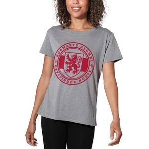 Harry Potter Gryffindor House Badge Women's Loose T-Shirt Large - 1 of 4