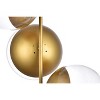 Elegant Lighting Eclipse 3 Lights Black Pendant With Clear Glass - 3 of 4