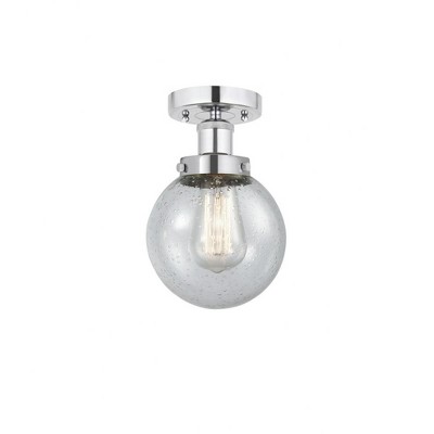 Beacon - 1 Light Semi-Flush Mount In Industrial Style-8.25 Inches Tall and 6.5 Inches Wide