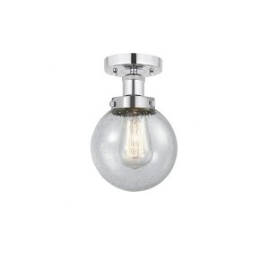 Beacon - 1 Light Semi-Flush Mount In Industrial Style-8.25 Inches Tall and 6.5 Inches Wide - 1 of 1