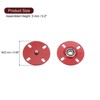 Unique Bargains Alloy Invisible Durable High Hardness Buckle Fasteners Press Studs Buttons 5 Pcs - 2 of 4