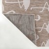 JONATHAN Y Liana Casual Coastal Flamingos Two-Tone Indoor/Outdoor Area Rug - 4 of 4