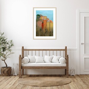 Amanti Art Cinque Terra by Stephen Mitchell Wood Framed Wall Art Print - 1 of 4