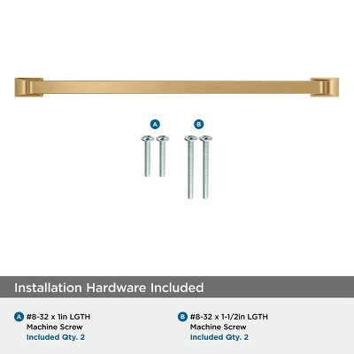 Champagne Bronze 10-1/16" Modern Cabinet Bar Pull