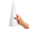 Bright Creations 6 Pack Foam Cones - Arts and Crafts Supplies, DIY Handmade Gnomes, Christmas Tree Decor, 3.8 x 9.5 In - 4 of 4