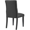 Modway Duchess Dining Chair Vinyl Set of 2 - Black - 4 of 4