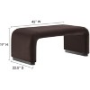 Modway Koda Performance Velvet Waterfall Ottoman - 2 of 3