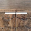 Vynxaria Accent Cabinet Farmhouse Style 4 Door Wooden Cabinet Sideboard Buffet Server Cabinet Storage Cabinet, for Living Room - 4 of 4
